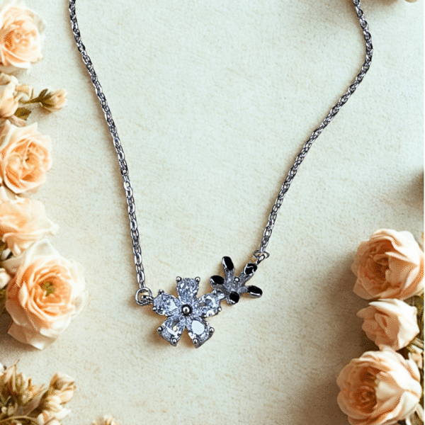 Blossom Whisper Floral Necklace 🌸✨