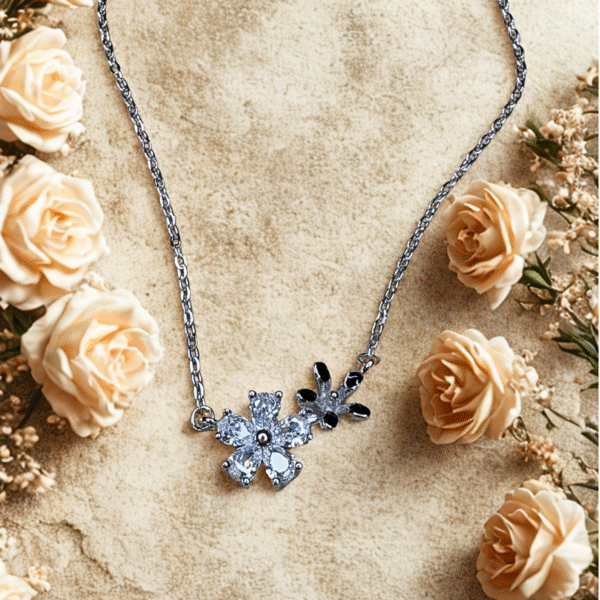 Blossom Whisper Floral Necklace 🌸✨ - Image 2