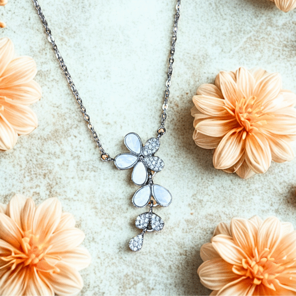 Crystal Bloom Cascade Pendant ✨🌿 - Image 2