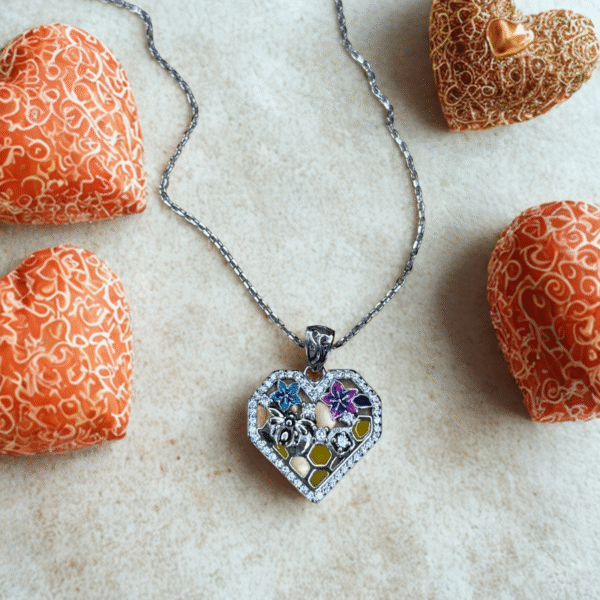 Garden of Love Heart Pendant 💖🌸 - Image 2
