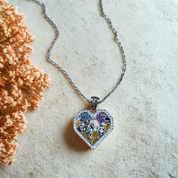 Garden of Love Heart Pendant 💖🌸 - Image 3